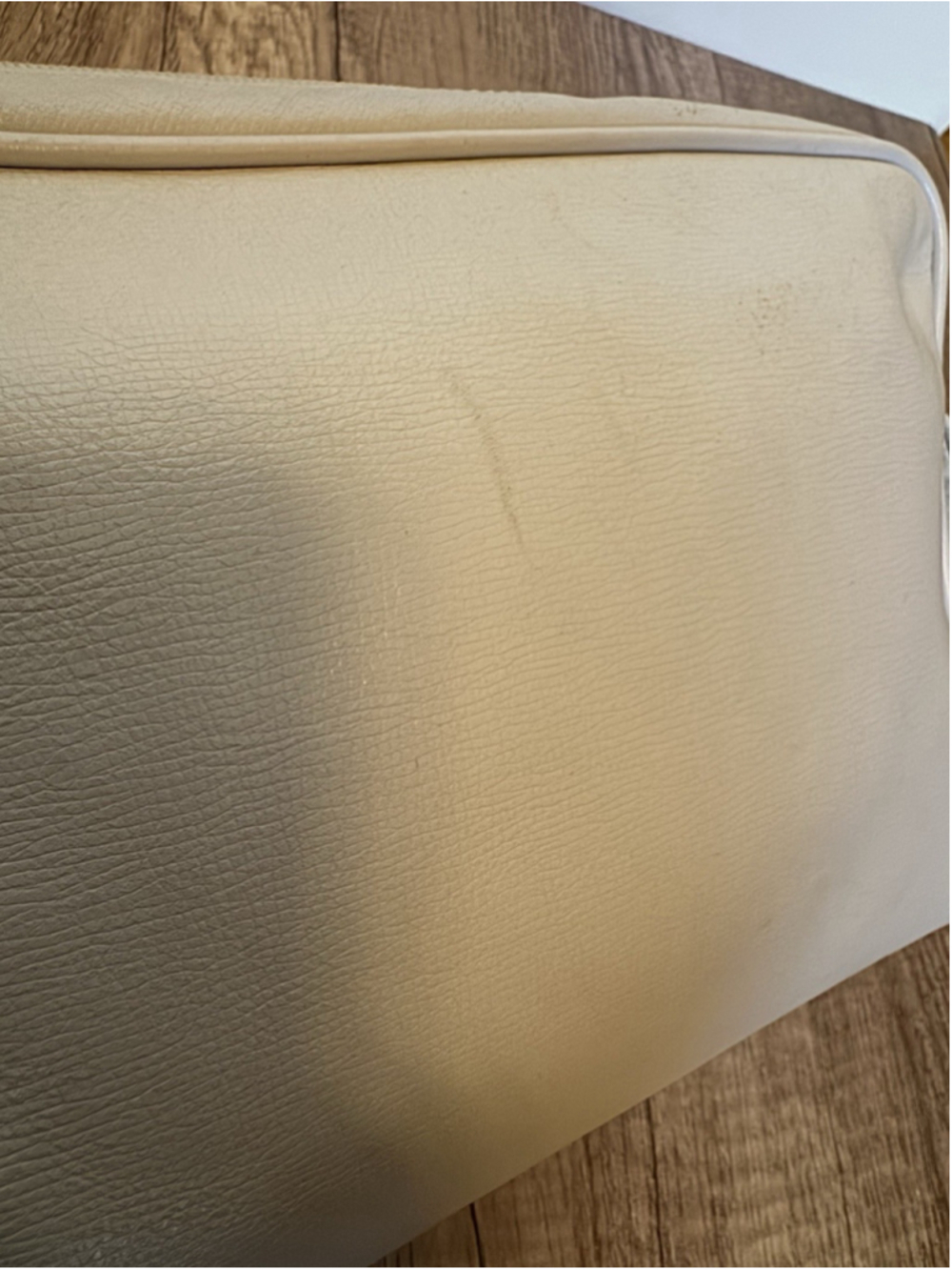 Vintage Yves Saint Laurent YSL White Leather Shoulder Bag Mod Minimalist Luxury - Picture 11 of 14